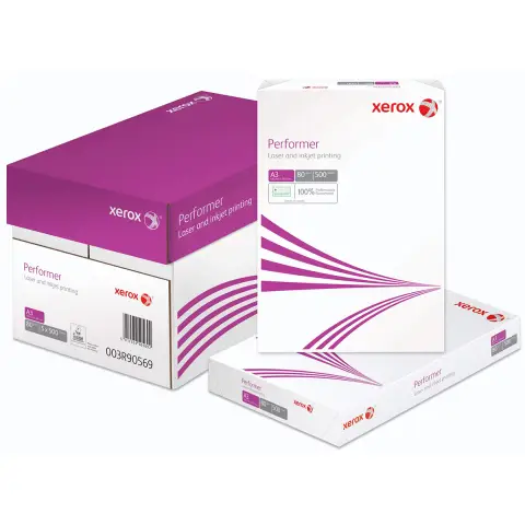 Papier ksero Xerox Performer | A3 | 80g | 500 arkuszy | Klasa C - KARTON (5 ryz)